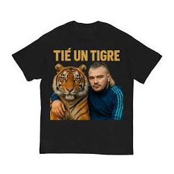 T-shirt graphique « Tié un Tigre »