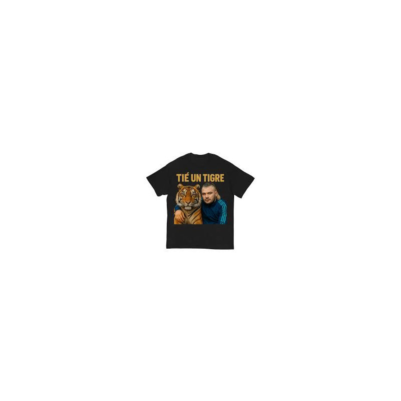 T-shirt graphique « Tié un Tigre »