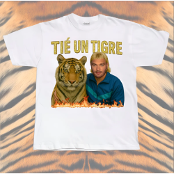 T-shirt graphique « Tié un Tigre »