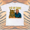 T-shirt graphique « Tié un Tigre »
